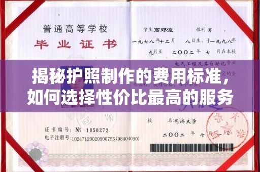 樊城揭秘护照制作的费用标准，如何选择性价比最高的服务？